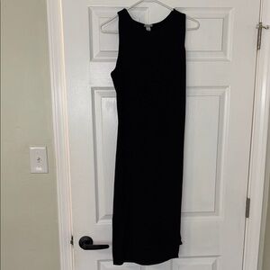💜💜 a new day Black Sleeveless Racerback Maxi Dress